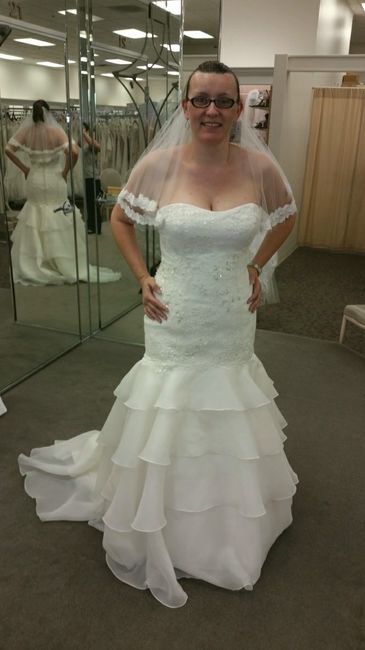 I said YES to the dress!!!  :)