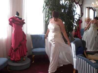 So you said yes to the dress.... now let's see it! :)