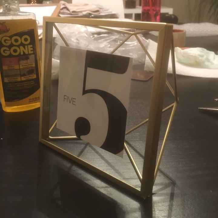 Show me your table numbers!
