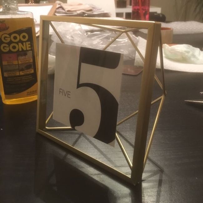 Show me your table numbers!