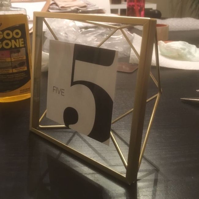 Show me your table numbers.