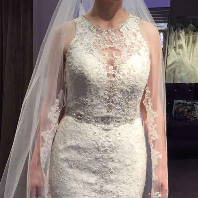 Real people in Allure bridal
