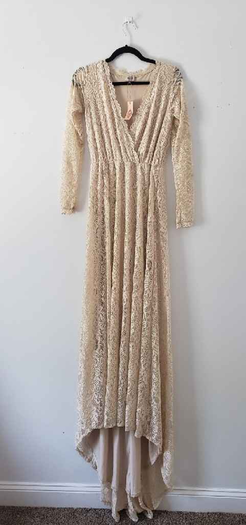 My wedding dress, i absolutely love it, adding sleeves!  Anyone else wearing a ball gown?? - 1