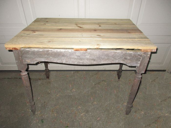 I started on my pallet table (pic)