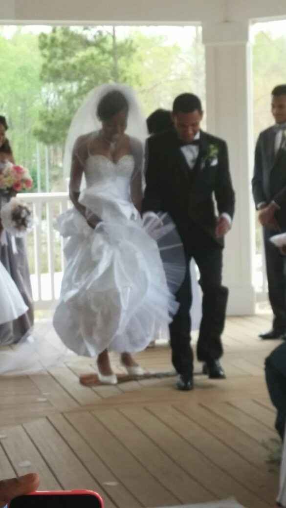 My validation for no cameras/phones during ceremony.