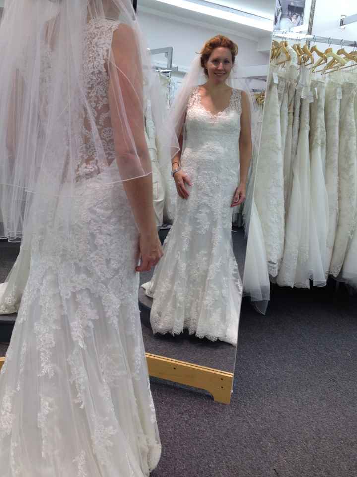 Bought a wedding dress and found another I like better!