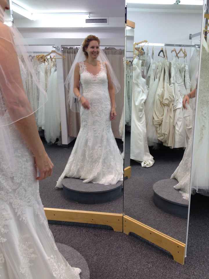 Bought a wedding dress and found another I like better!