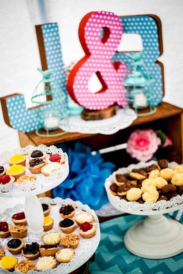 Dessert table set up