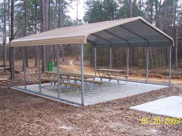 Our outdoor wedding..Bring on the rain..