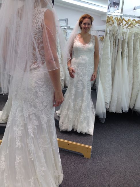 Bought a wedding dress and found another I like better!
