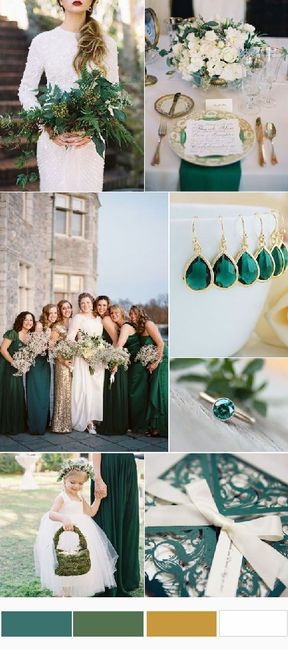 Emerald green wedding? 2