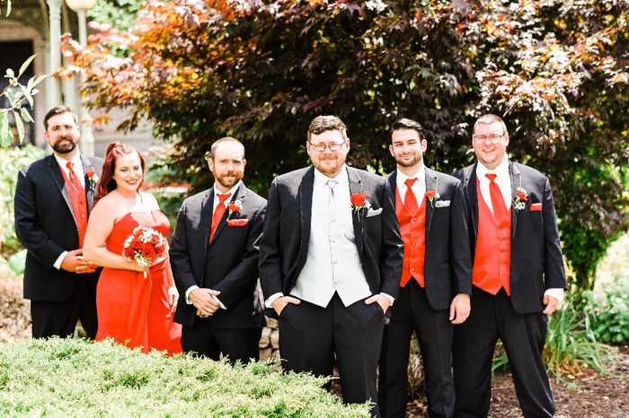 Tux with a straight (not bow) tie 1