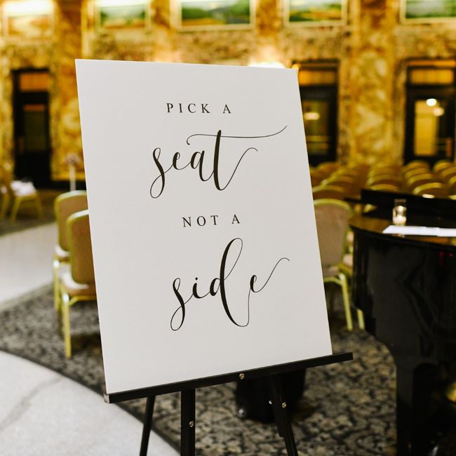 What Signs Will Be Displayed At Your Wedding? 3