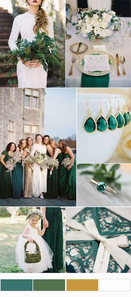 Emerald green wedding? - 2