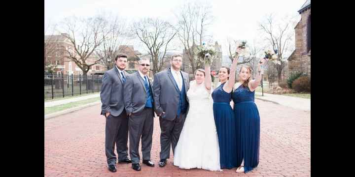 Navy Blue & Blush Wedding - 1