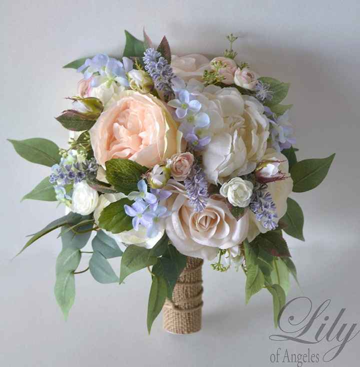 Blush color brides dress - 5