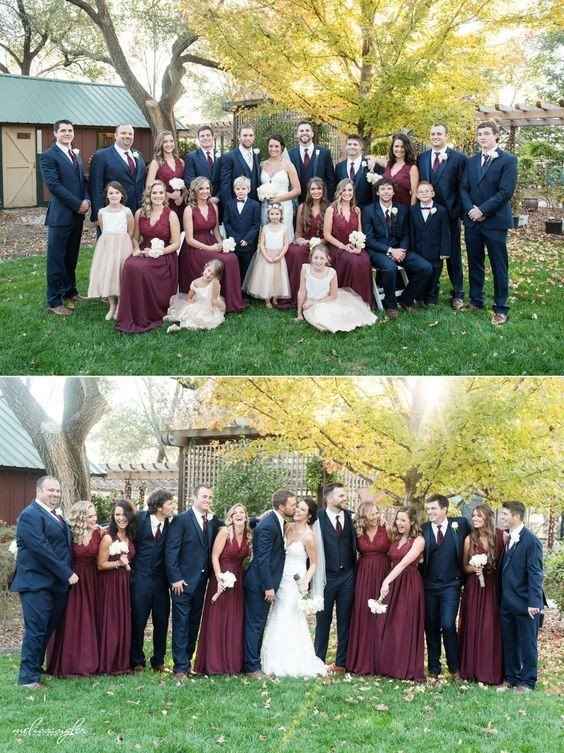 Navy and best sale burgundy groomsmen