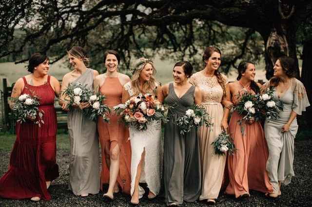 Bridesmaid dress color - 1