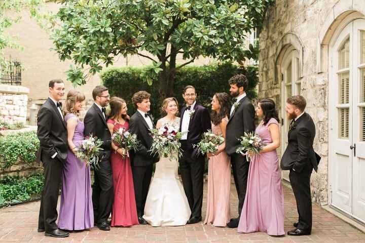 Wedding party choosing their own outfits - 2