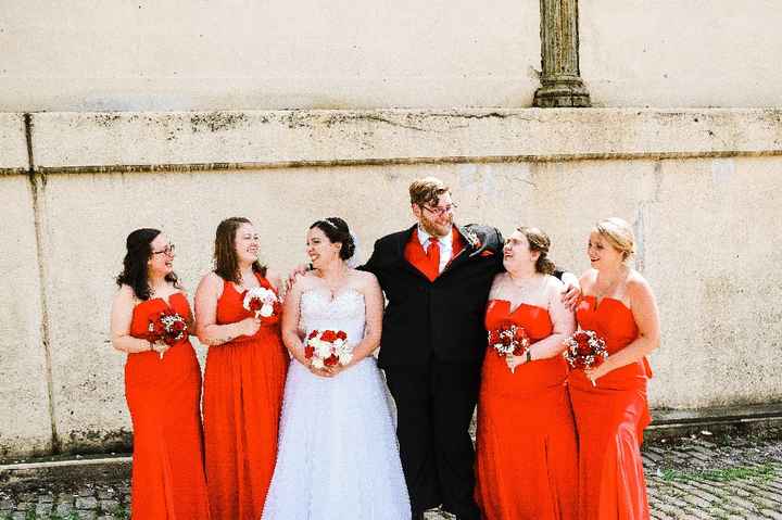 Is anyone else struggling with bridesmaid dresses looking different colors? - 1