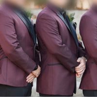 Burgundy Suits for Groomsmen! - 1