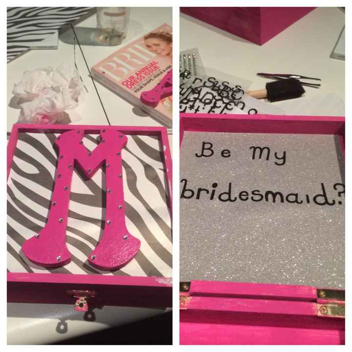 bridesmaid proposal