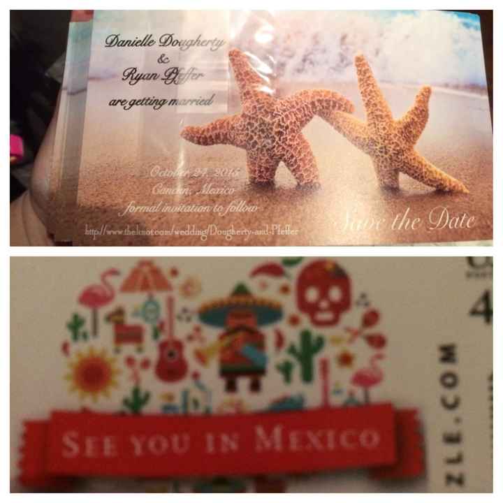 Save the dates Arrived!