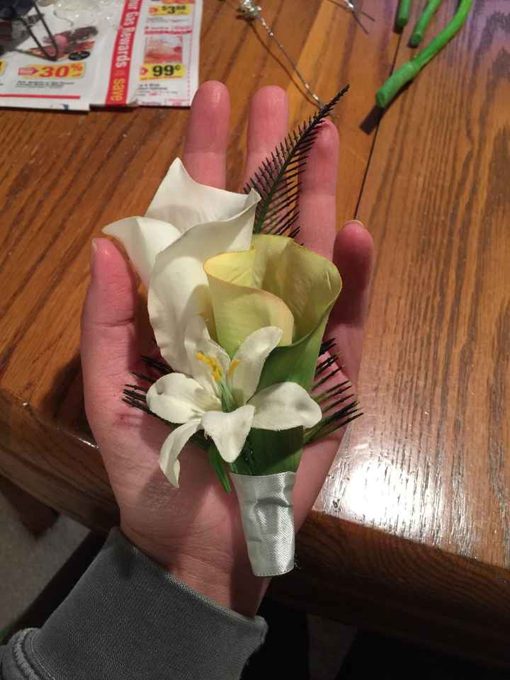 So I made a flower decision