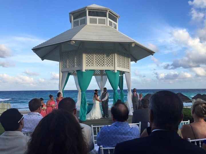 Not back yet but married!