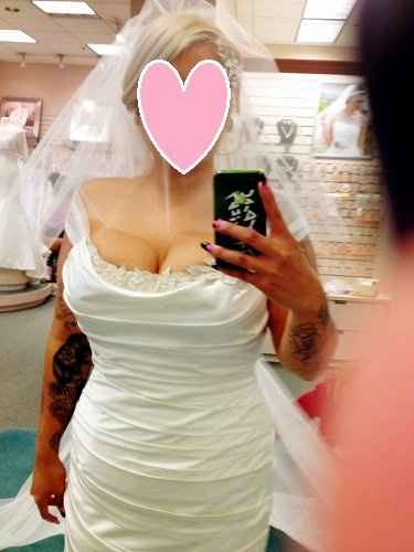 new here and i just picked up my dress!