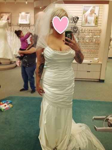new here and i just picked up my dress!