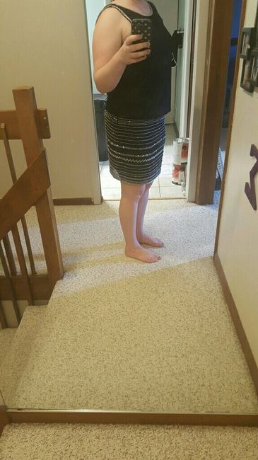 Wearing black to a wedding (photo attached)