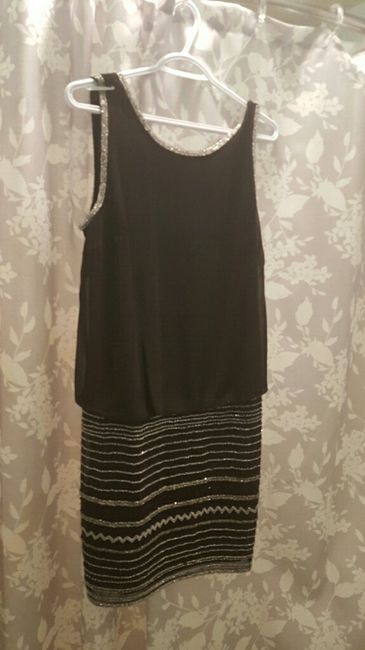 Wearing black to a wedding (photo attached)