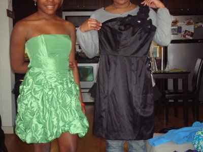 Bridesmaid dresses are in and Jr. Bridesmaid dresses are in action too. *pics*