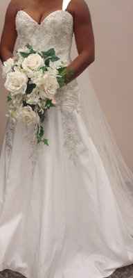 What do you guys think? I want to add a one shoulder to my dress. . .