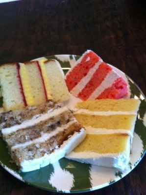 Cake Tasting...yes it was yummy (pics to make you hungry!)