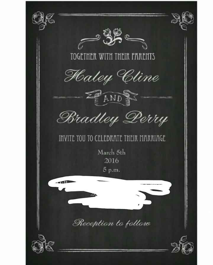 Show Off Your Invitations!!!!