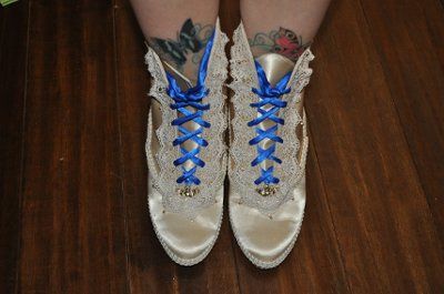 Finally Finished My DIY Wedding Boots!