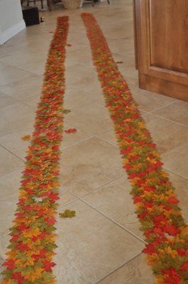 DIY aisle runner DONE!!