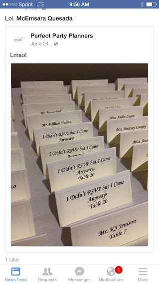 Escort card idea?? :)