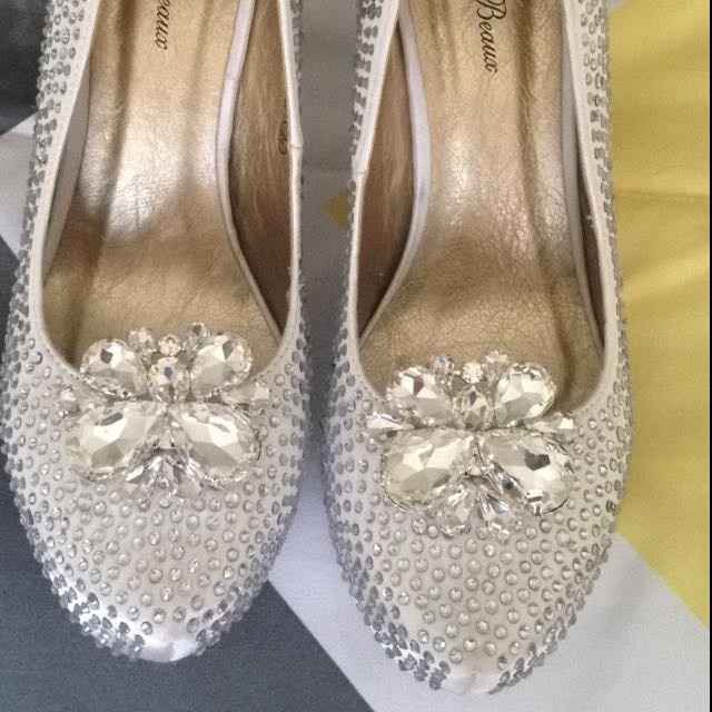 Hand made wedding shoes!