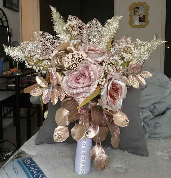 My DIY Bridal bouquet & Bridesmaids bouquets