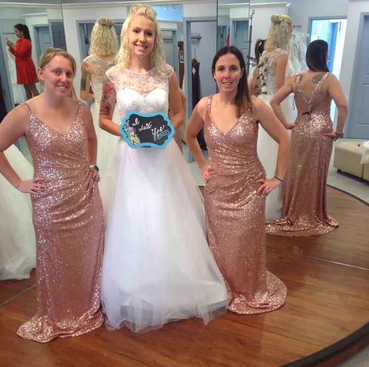 Bridesmaid dresses