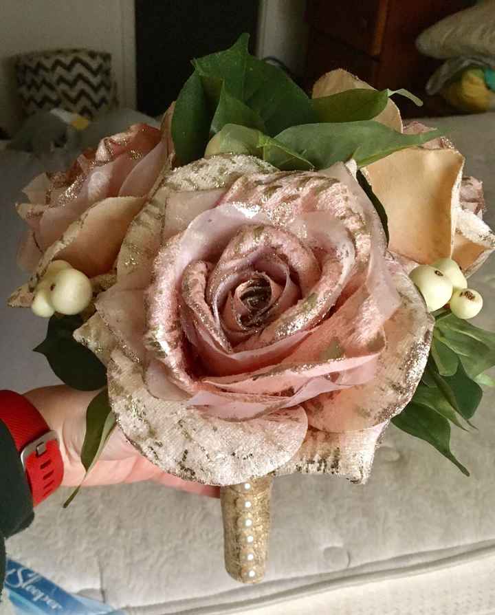 My DIY Bridal bouquet & Bridesmaids bouquets