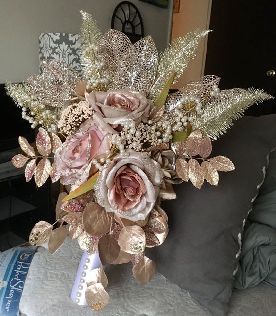 My DIY Bridal bouquet & Bridesmaids bouquets