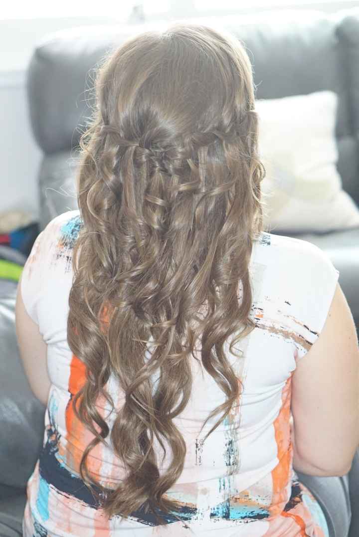 Half up/braids/completely down - 1