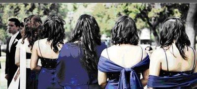 Pictures of you in other weddings....
