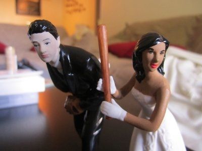 Okay I have finished painting my cake toppers! What do you think?