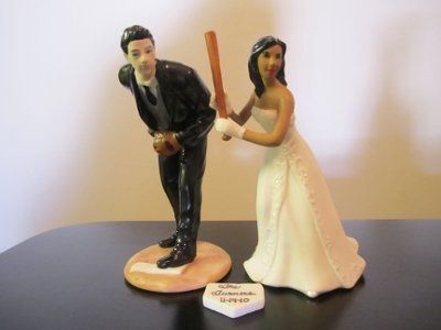 Okay I have finished painting my cake toppers! What do you think?