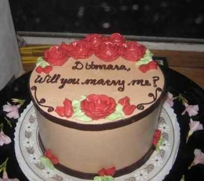 How many of you KNEW he was going to propose?